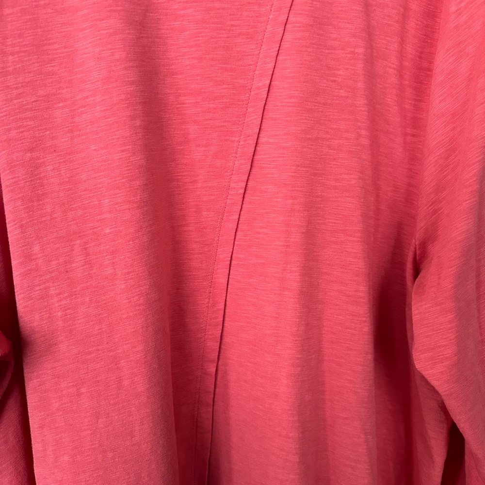 J. Jill peach long sleeves round neck Top. Size XL - Picture 2 of 6